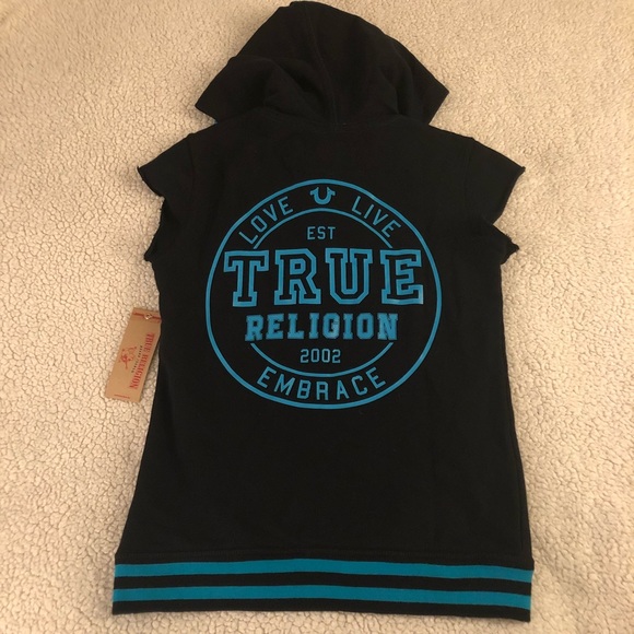 TRUE RELIGION Womens Lace Up Sweatsuit Black - Picture 6 of 8